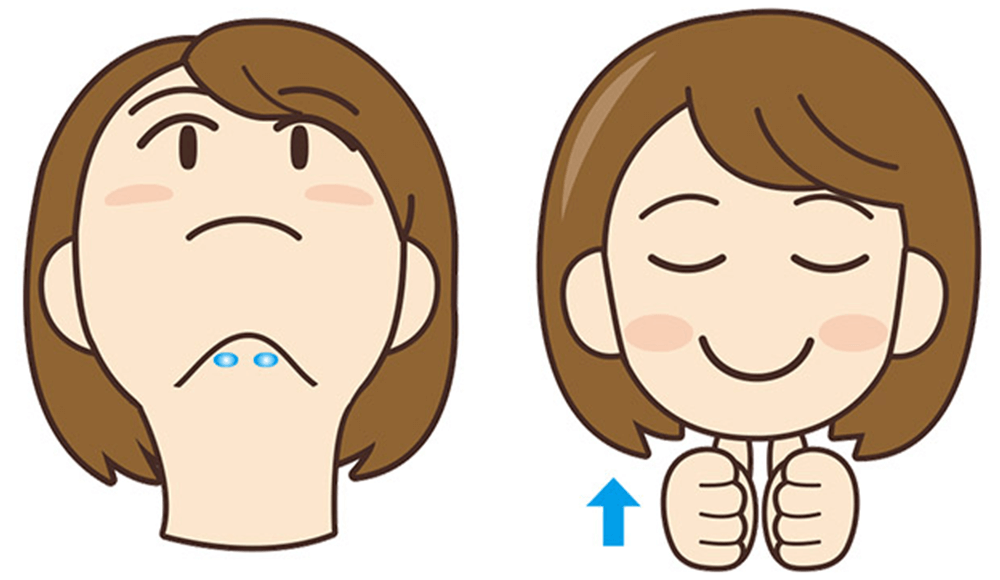 3 舌下線マッサージ